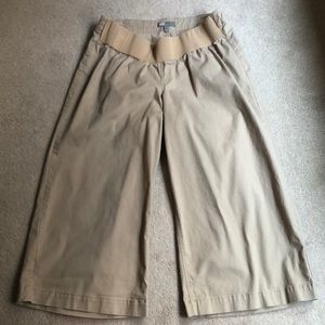 Crop wide leg pant
